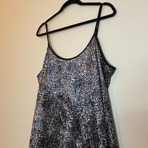 Black and Silver Leopard Nightdress